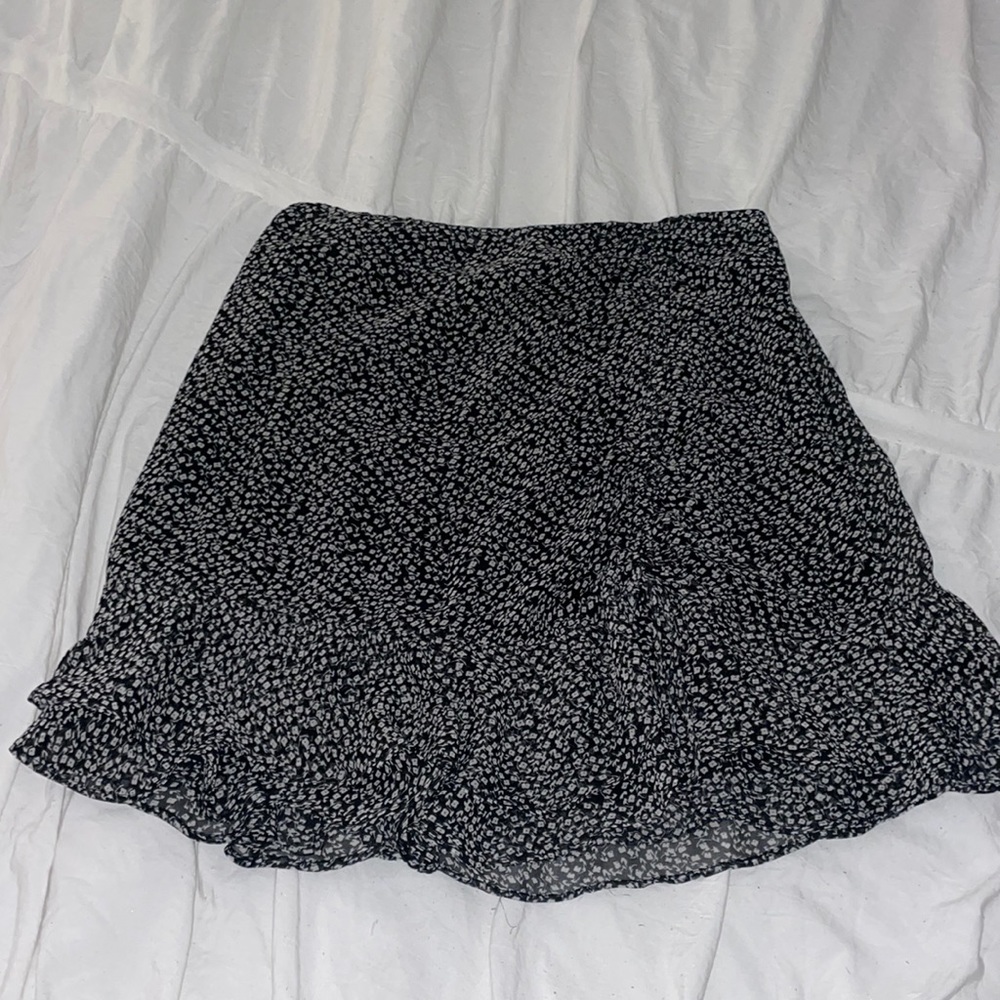 Black and White Designed Skirt